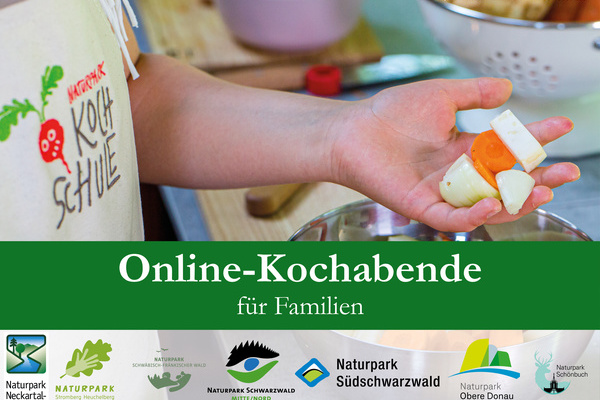 Plakat Online-Kochabende fr Familie von der Naturpark-Kochschule  Foto: Sebastian Schrder-Esch