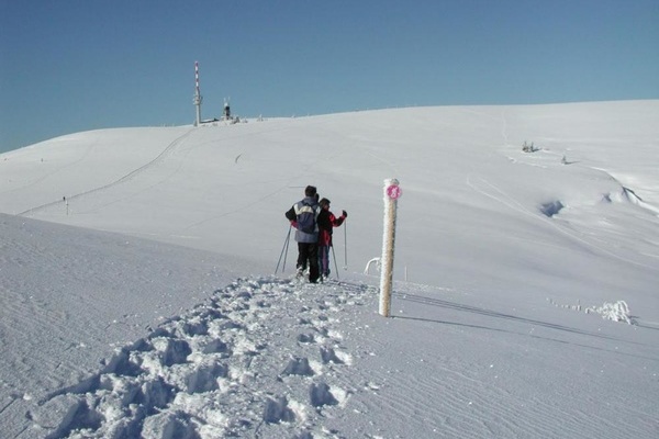 Schneeschuhwanderer am Feldberg (Quelle: NAZ Sdschwarzwald)