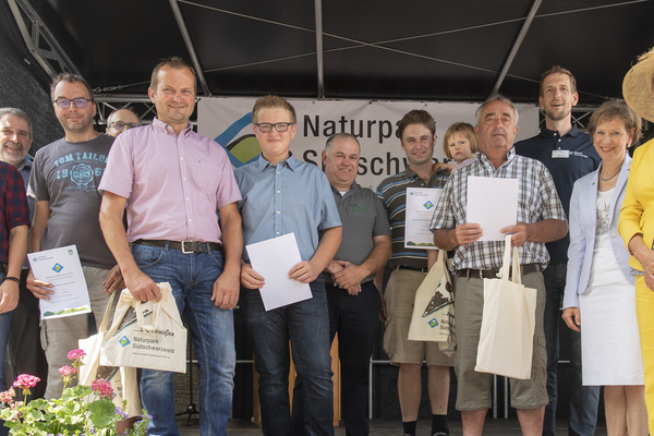 Gruppenbild Wiesenmeisterschaft 2019  F. Trndle/Naturpark Sdschwarzwald