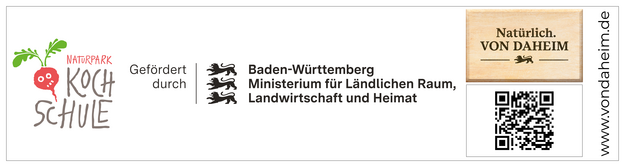 Förderhinweis Naturpark-Kochschule Förderhinweis Naturpark-Kochschule