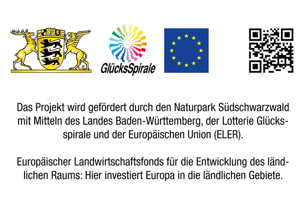 Hinweis auf nationale Förderung durch das Land Baden-Württemberg und die Lotterie Glücksspirale