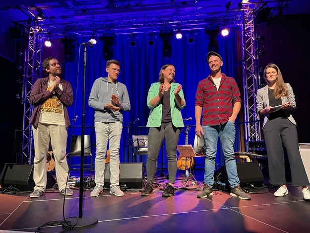 Beim Poetry-Slam 2024 Beim Poetry-Slam 2024