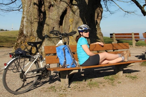 Zeit fr eine Pause entlang des Drei-Prke-Radwegs - Copyright: Jurapark Aargau