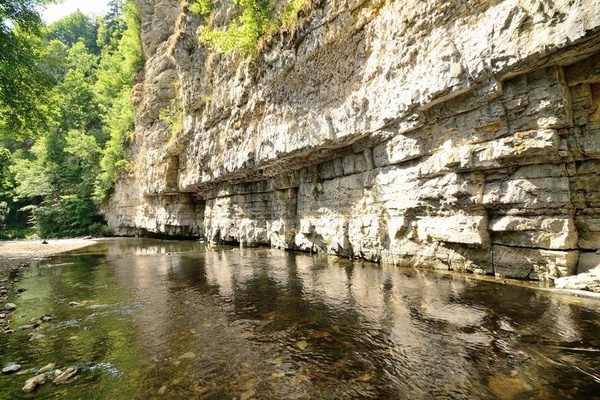 Der Amselfels in der Wutschschlucht