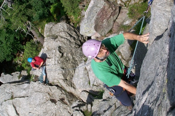 Klettern am Kandelfelsen  H. Wiening