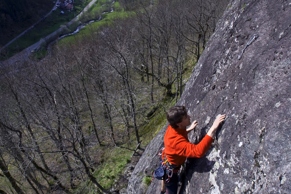 Klettern am Scheibenfelsen  Ch. Frick