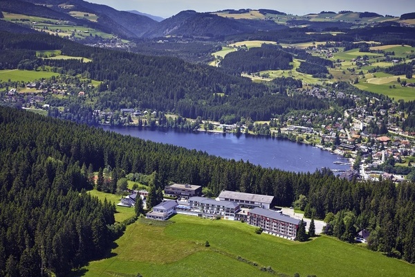 Das Hotel Saigerhh aus der Vogelperspektive  Hotel Saigerhh