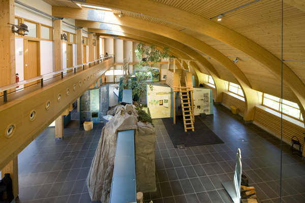 Blick ins Haus der Natur und die Dauerausstellung  Jrgen Gocke