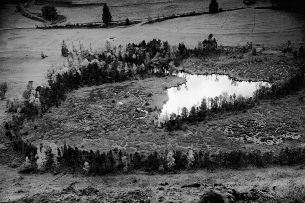 Blick auf den Ursee (historische Aufnahme aus der Zeit um 1930 von Hermann Schurhammer)  Regierungsprsidium Freiburg 