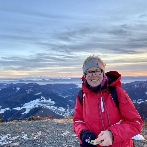 Unterwegs mit Angie Fricker im Hochschwarzwald  A. Fricker