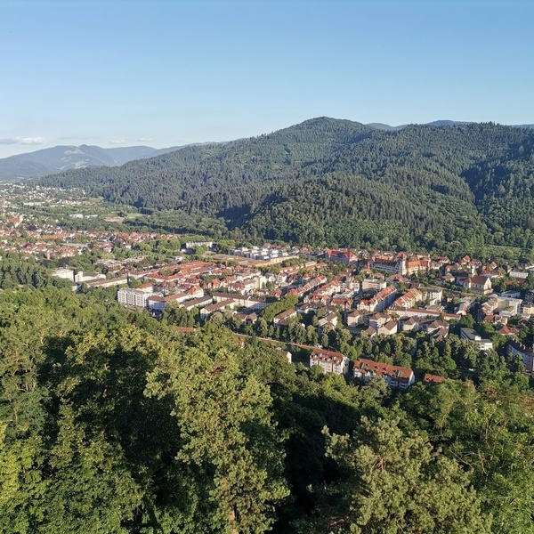 Blick vom Schlossberg auf Freiburgs Osten © Jörg Mutz