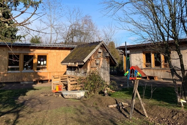 Das Gelnde des Waldkindergartens  Waldkindergarten Sexau