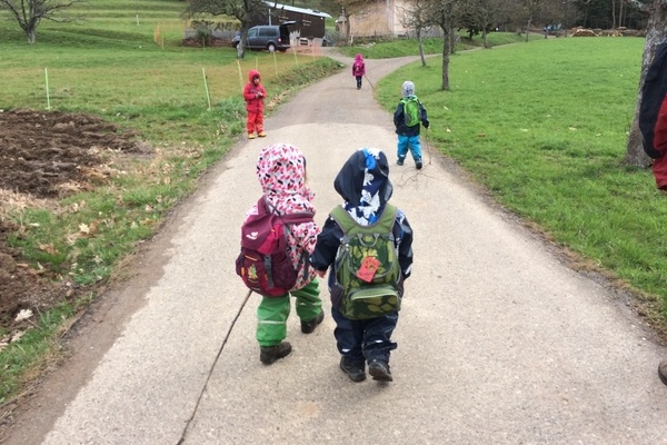 Wege im Waldkindergarten  Waldkindergarten Sexau