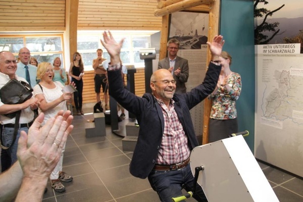 Radfahren, auch Indoor, macht Spa (Foto: Naturpark Sdschwarzwald/Sebastian Schrder-Esch)