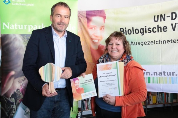 Die Naturpark-Schule ist ausgezeichnetes Projekt der Un-Dekade Biologische Vielfalt