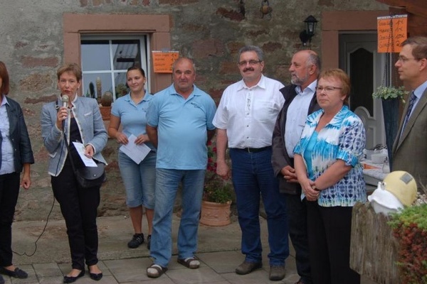 Gruppenbild beimBrunch auf dem Bauernhof 2014