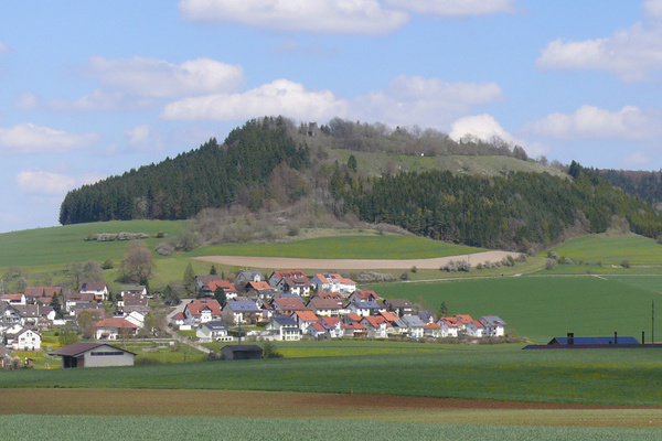 Blick auf den Berg und den gleichnamigen Weiler Frstenberg  Veronika Albicker