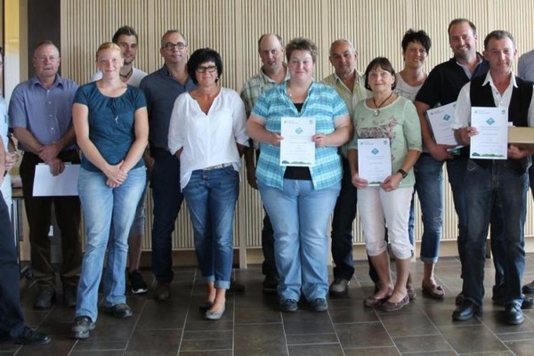 Gruppenbild Preistrger Wiesenmeisterschaft 2016