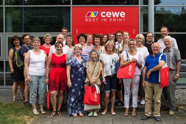 Gruppenbild Fortbildung Naturpark-Gstefhrer bei CEWE