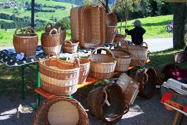 Handgemachte Krbe aus dem Naturpark Sdschwarzwald  Gemeinde Kleines Wiesental