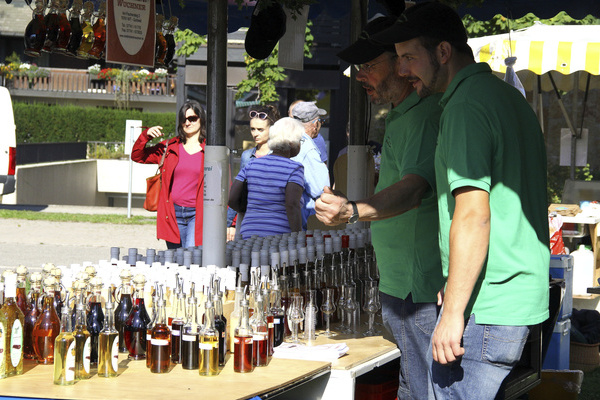 Stand auf dem Naturpark-Markt  Jogi Ritter