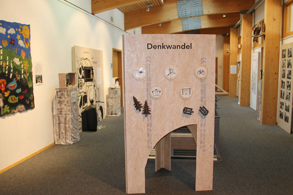 Blick in die Wechselausstellung "Klimaturgie" im Haus der Natur  NP Sdschwarzwald