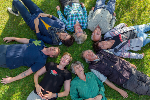 Gruppe beim Waldbaden  S. Schrder-Esch